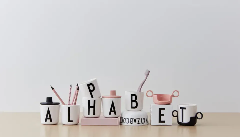 Clearance Design Letters personlised cup eco, F White