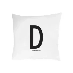 Pillow Cases^Design Letters pillow case 63x60 cm, D White