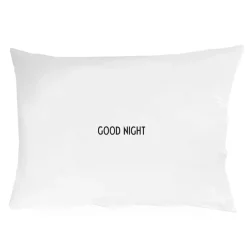 Pillow Cases^Design Letters pillow case 70x50 cm, Z White