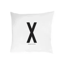 Pillow Cases^Design Letters pillow case 63x60 cm, X White