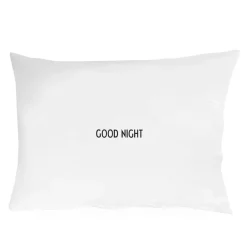 Outlet Design Letters pillow case 70x50 cm, T White