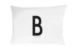 Pillow Cases^Design Letters pillow case 70x50 cm, B White