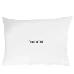 Outlet Design Letters pillow case 70x50 cm, F White
