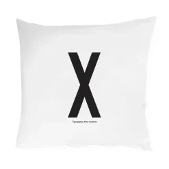 Pillow Cases^Design Letters pillow case 60x50 cm, X BlackWhite