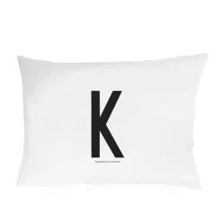 Pillow Cases^Design Letters pillow case 70x50 cm, K White