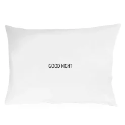 Pillow Cases^Design Letters pillow case 70x50 cm, K White