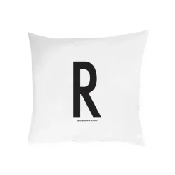 Outlet Design Letters pillow case 63x60 cm, R White