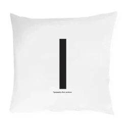 Pillow Cases^Design Letters pillow case 60x50 cm, I BlackWhite