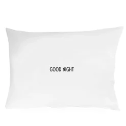 Pillow Cases^Design Letters pillow case 70x50 cm, E White