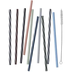 Wine & Barware|Children's Tableware^Design Letters straw 10-pack, Multi