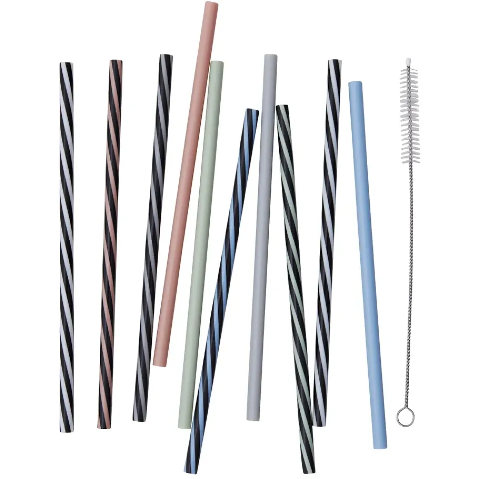 Wine & Barware|Children's Tableware^Design Letters straw 10-pack, Multi