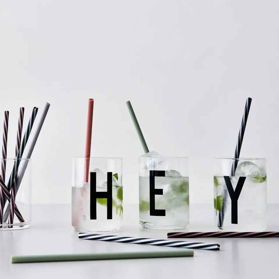Wine & Barware|Children's Tableware^Design Letters straw 10-pack, Multi