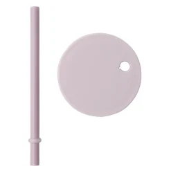 Wine & Barware^Design Letters straw with lid, Lavender PurplePink