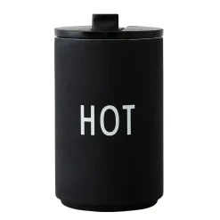 Best Design Letters thermal mug, Hot Black