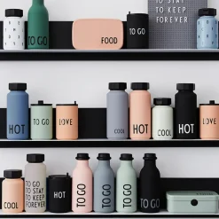 Best Design Letters thermal mug, Hot Black
