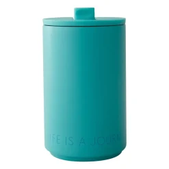 Thermal Flasks & Travel Mugs^Design Letters thermal mug, Turquoise