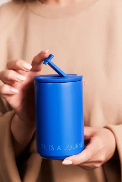 Best Design Letters thermal mug, Cobalt Blue