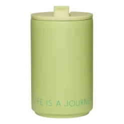 Clearance Design Letters thermal mug, pale Green