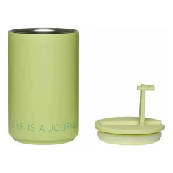Clearance Design Letters thermal mug, pale Green