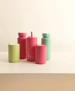 Clearance Design Letters thermal mug, pale Green