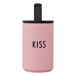 Hot Design Letters thermal mug, -kiss Pink