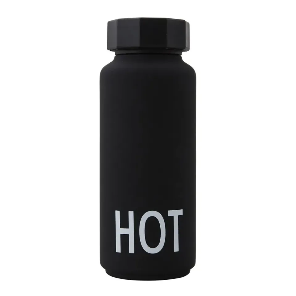 Design Letters thermos, Black