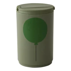 Clearance Design Letters thermos mug with straw 33 cl, Forest Green