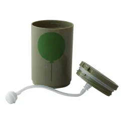Clearance Design Letters thermos mug with straw 33 cl, Forest Green