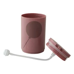 Best Design Letters thermos mug with straw 33 cl, Ash rose Pink