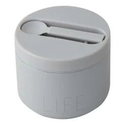 Lunch Boxes & Food Containers^Design Letters thermos-box small, Life- Grey