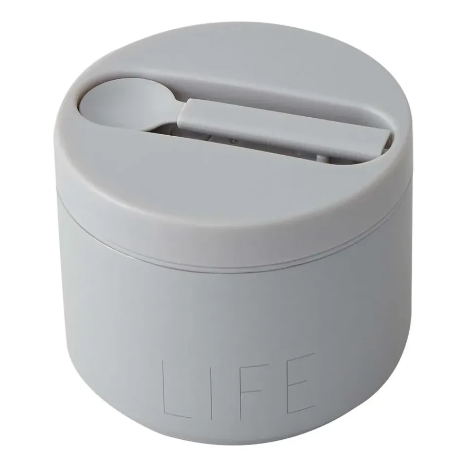 Lunch Boxes & Food Containers^Design Letters thermos-box small, Life- Grey