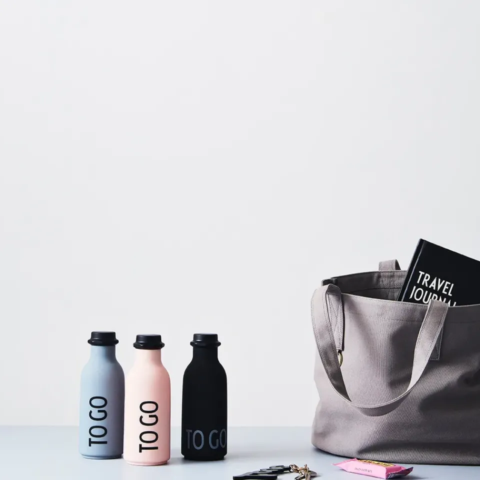 Water Bottles^Design Letters TO GO bottle, Black