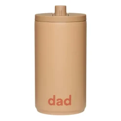 Thermal Flasks & Travel Mugs^Design Letters travel mug 35 cl, Dad- Beige