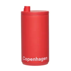 Online Design Letters travel mug 35 cl, Copenhagen-Coral Red