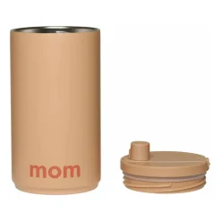 New Design Letters travel mug 35 cl, Mom- Beige