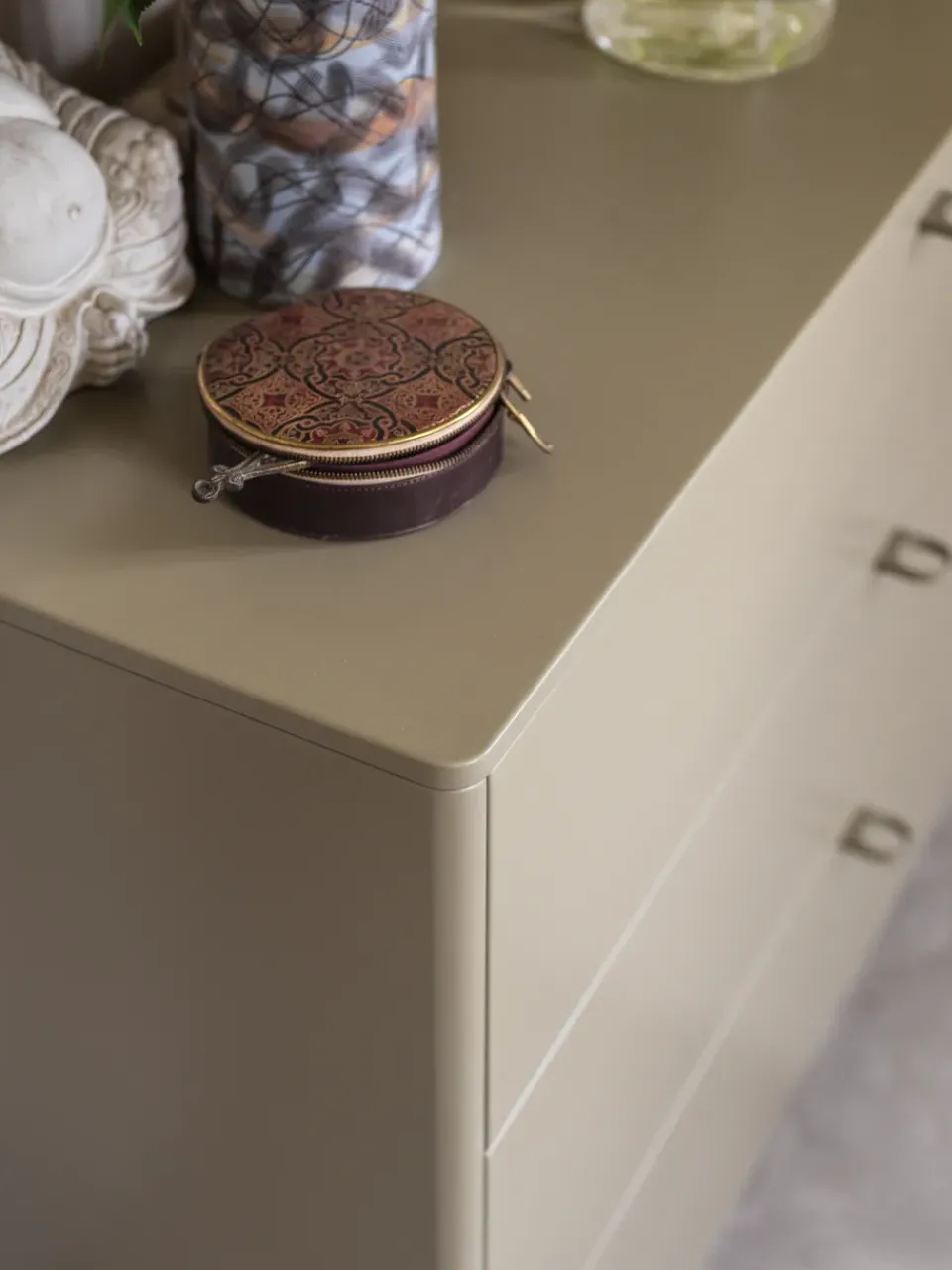 Dressers & Drawer Units|Dressers & Drawer Units^Mavis Deus chest of drawers 3 drawers, Olive Grey