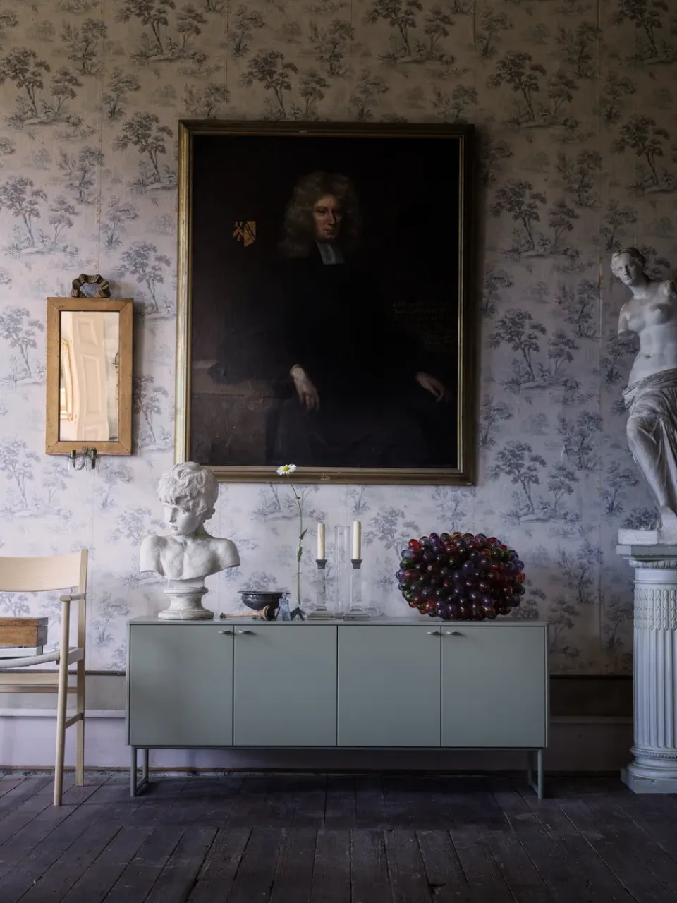 Dressers & Sideboards|Dressers & Sideboards^Mavis Deus sideboard 75 cm, Olive gray Grey
