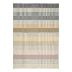 Outlet Linie Design Devise wool rug 80x280 cm, Mustard BeigeGreyYellowPink