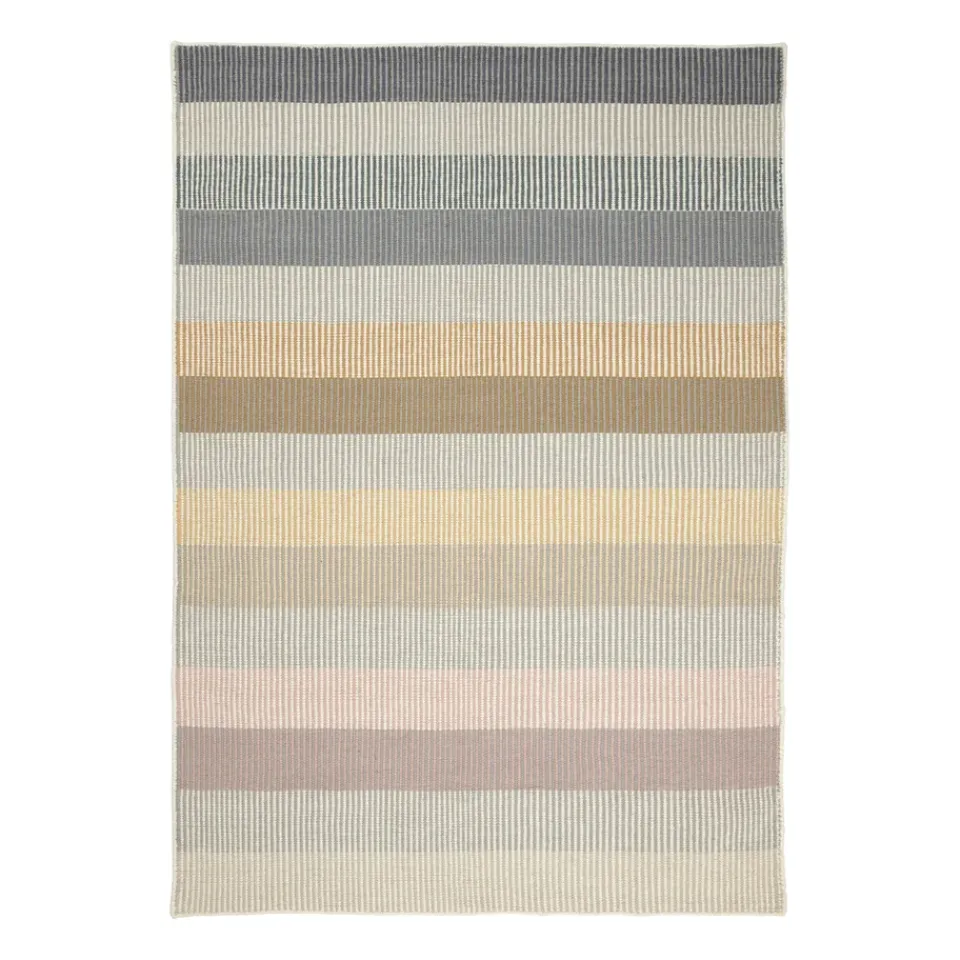 Outlet Linie Design Devise wool rug 80x280 cm, Mustard BeigeGreyYellowPink