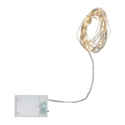 String Lights & Decorative Lighting^Star Trading Dew Drop light string 400 cm, Silver Silver-coloured