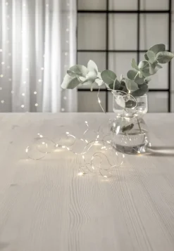 String Lights & Decorative Lighting^Star Trading Dew Drop light string 400 cm, Silver Silver-coloured
