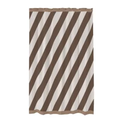 New Mette Ditmer Diagonal shower curtain 150x200 cm, Chocolate Brown