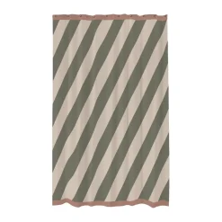 Shower Curtains^Mette Ditmer Diagonal shower curtain 150x200 cm, Dark olive Grey
