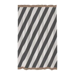 Shower Curtains^Mette Ditmer Diagonal shower curtain 150x200 cm, Dark Grey