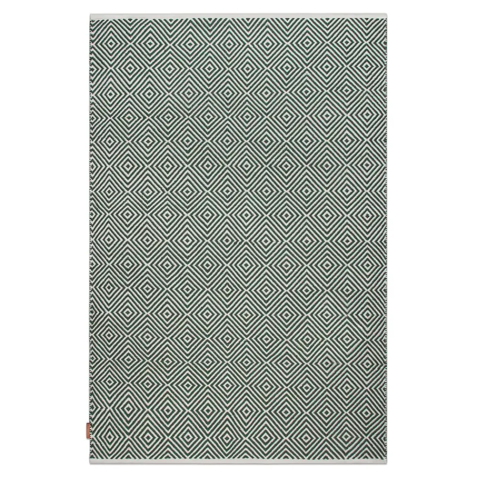 Hot Formgatan Diamond rug 140x200 cm, Green