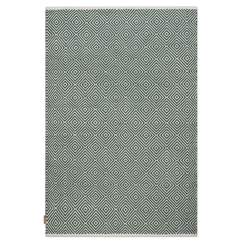 Plastic Rugs^Formgatan Diamond rug 170x230 cm, Green