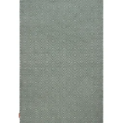 Plastic Rugs^Formgatan Diamond rug 200x300 cm, Green