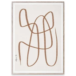 Posters^Paper Collective Different Ways poster , 50x70 cm Brown