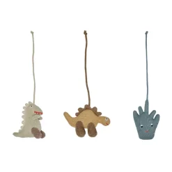 Sale OYOY Dino play toys for baby gym., Beige-saffron-aqua blue GreyBeigeBlue