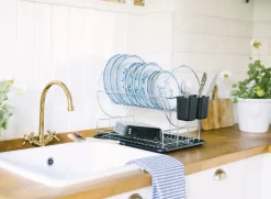 Dish Drainers^Dorre Disa dish rack 2 plan 32x47 cm, Chromed Iron Silver-coloured
